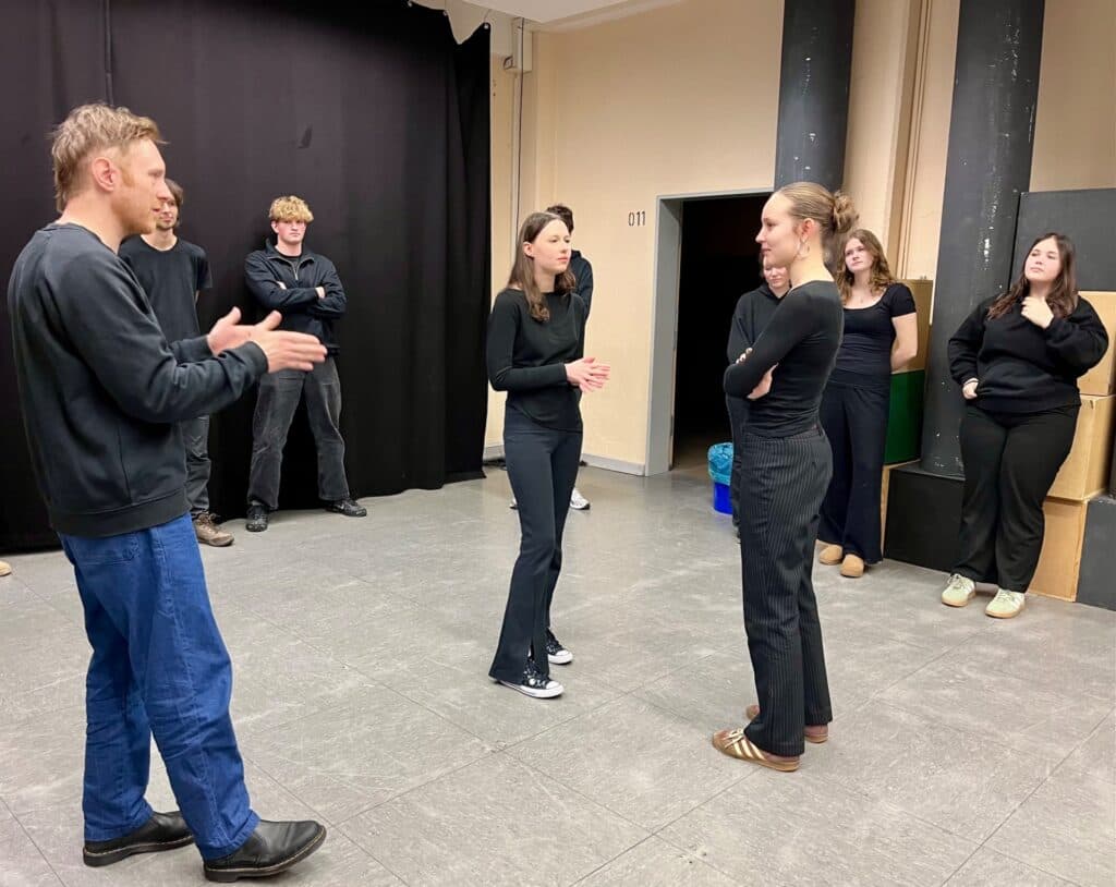 DS-Probe im Probenraum