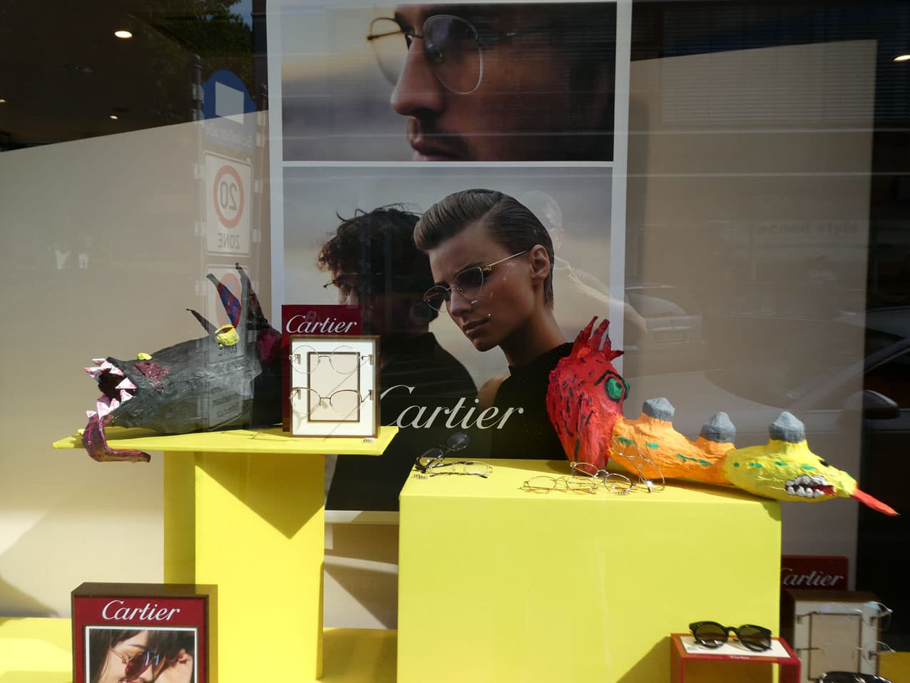 Kunstausstellung Brillen Wagner