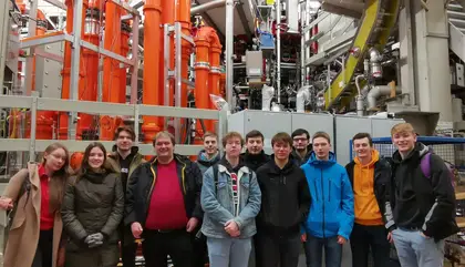 Fahrt des Physik-Leistungskurses (MSS13, Zs) nach München