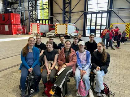 Schulsani Großübung